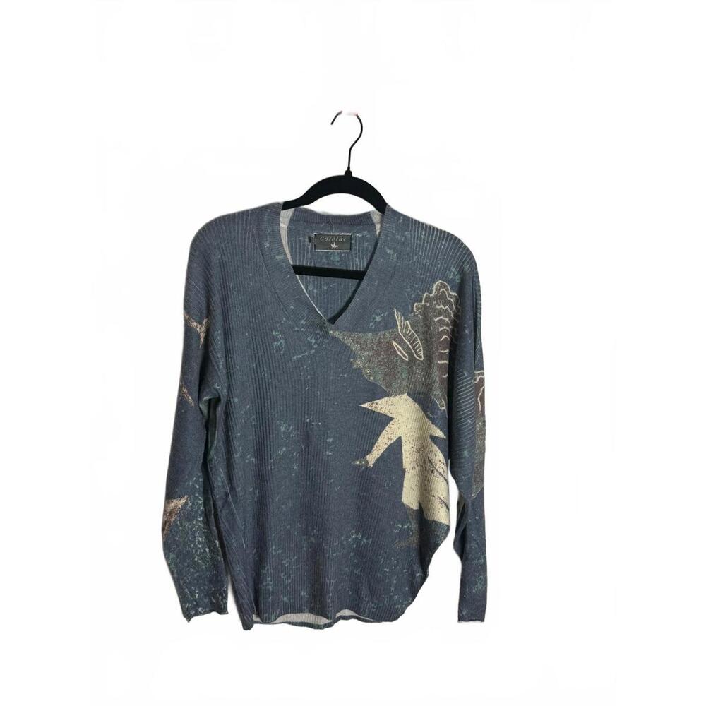 Cotelac Printed Pull over Sweater - image 1